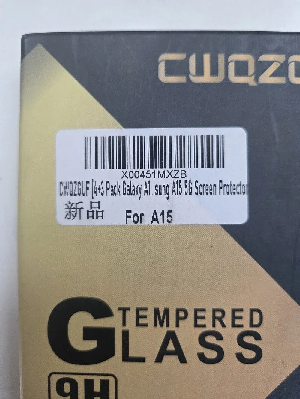 Tempered Glass Screen Protectors for Samsung A15